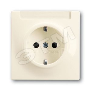 Розетка SCHUKO 16А 250В с полем для надписи, серия impuls, цвет слоновая кость | 2011-0-3846  | 2CKA002011A3846 | ABB - ABB