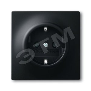 Розетка SCHUKO 16А 250В, серия impuls, цвет чёрный бархат | 2011-0-3886 | 2CKA002011A3886 | ABB - ABB