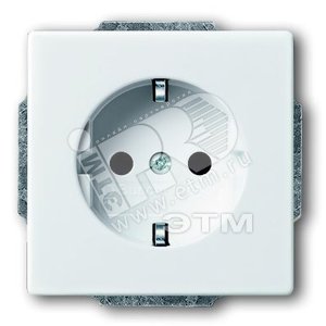 Розетка SCHUKO 16А 250В серия solo/future цвет davos/альпийский белый | 2011-0-6207 | 2CKA002011A6207 | ABB - ABB