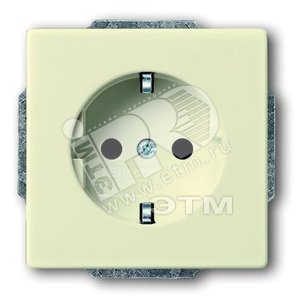 Розетка SCHUKO 16А 250В, серия Future/Axcent/Carat/Династия, цвет слоновая кость | 2011-0-6214  | 2CKA002011A6214 | ABB