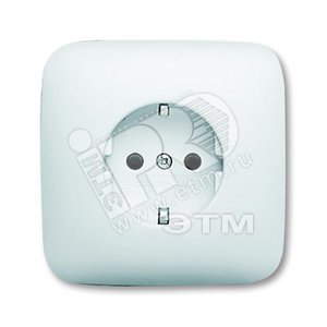 Розетка 2Р+E 10/16А 250В в корпусе с защитой от детей Reflex SI альпийский белый - ABB