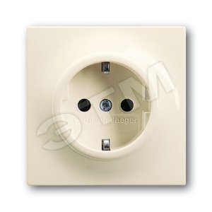 Розетка SCHUKO 16А 250В с защитными шторками, серия impuls, цвет слоновая кость | 2013-0-5274 | 2CKA002013A5274 | ABB