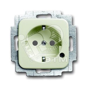 Розетка Schuko с индикацией LED, Duro, слоновая кость | 2013-0-5280  | 2CKA002013A5280 | ABB