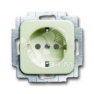 Розетка SCHUKO 16А 250В, с LED подсветкой, Busch-Duro 2000 SI/Reflex SI, слоновая кость | 2013-0-5290 | 2CKA002013A5290 | ABB