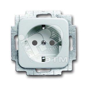 Розетка SCHUKO 16А 250В, с LED подсветкой, Busch-Duro 2000 SI/Reflex SI, альпийский белый | 2013-0-5291 | 2CKA002013A5291 | ABB