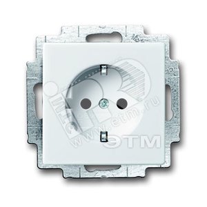 Розетка SCHUKO 16А 250В, с LED подсветкой, future/solo, альпийский белый | 2013-0-5294 | 2CKA002013A5294 | ABB - ABB