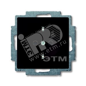 ABB Basic 55 Шато (чёрный) Розетка с/з с защитными шторками | 2013-0-5338  | 2CKA002013A5338 | ABB - ABB