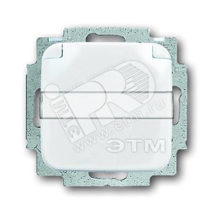 Розетка SCHUKO 16А 250В с крышкой, с полем для надписи, серия Reflex SI, цвет альпийский белый | 2018-0-0885 | 2CKA002018A0885 | ABB - ABB