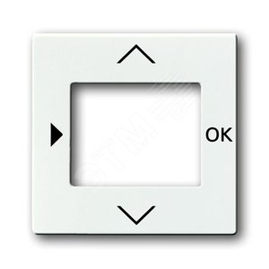 Плата центральная (накладка) для таймера 6455, 6456, серия solo/future, цвет davos/альпийский белый | 6430-0-0306  | 2CKA006430A0306 | ABB 2