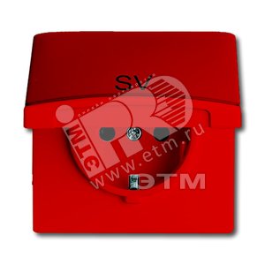 Розетка SCHUKO, 20 EUGKB-14-101, c контрольным СД, с крышкой SV, Allwetter44, IP44, оранжевая, 16А, 250В. | 2064-0-0297 | 2CKA002064A0297 | ABB - ABB