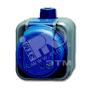 Розетка SCHUKO 16А 250В IP66 для открытого монтажа Busch-Duro 2000 WD, для работы в агрессивных средах | 2083-0-0343 | 2CKA002083A0343 | ABB