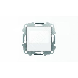 Накладка для механизма цифрового FM-радио арт.9368 и/или механизма (блока) ДУ арт.9368.2, серия SKY, цвет альпийский белый|2CLA856800A1101| ABB 2