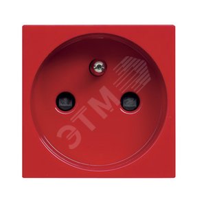 ABB Zenit Розетка франц. ст., со шторками, 16А / 250 В, красный | N2287 RJ  | 2CLA228700N7001 | ABB - фото 2