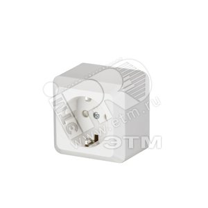 Розетка SCHUKO с заземлением, 16А / 250В, зажимные клеммы, наружный монтаж, серия Jussi, белый | 20EAKS  | 2TKA000660G1 | ABB