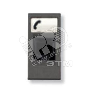 Розетка телекоммуникационная на 6 контактов, 1-модульная, тип RJ12, серия Stylo/(Re)stylo, цвет слоновая кость - ABB