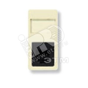 STYLO Розетка телекоммуникационная 8 контактов 1 модуль RJ45 категория 3 альпийский белый (2117.8 BA) - ABB