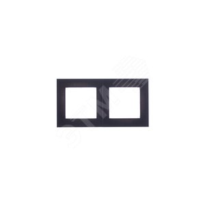 ABB Levit Антрацит / дымчатый чёрный Рамка 2-ая | 3901H-A05020 63W | 2CHH015020A6063 | ABB - фото 5