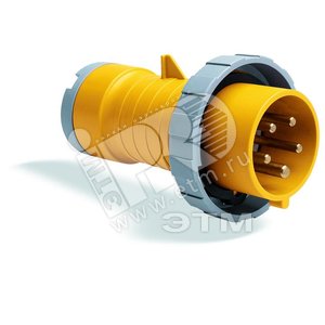 Вилка кабельная 216P 3W 16А 2P +E IP 67 3ч (216 P3W) - ABB
