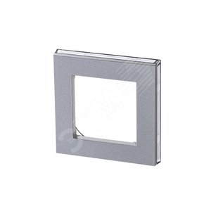 ABB Levit Серебро / дымчатый чёрный Рамка 1-ая | 3901H-A05010 70W | 2CHH015010A6070 | ABB 2