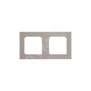 ABB Levit Кофе макиато / белый Рамка 2-ая | 3901H-A05020 18W | 2CHH015020A6018 | ABB - фото 3