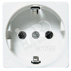 Розетка SCHUKO с заземлением и безвинтовыми клеммами, 16А / 250В, серия Stylo/(Re)stylo, цвет слоновая кость - ABB