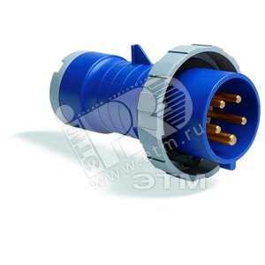 Вилка кабельная 232P4W, 32А, 2P+E, IP67, 4ч - ABB