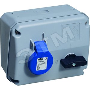 Роз-ка каб 32А 2Р+E IР44 с выкл. блок. 250В CEWE - ABB