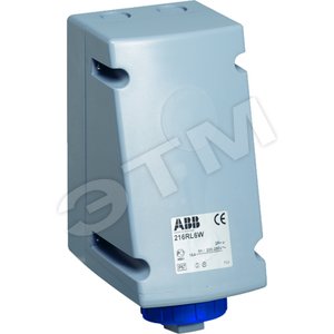 Розетка для монтажа на поверхность с подключением шлейфа 232RL12W, 32A, 2P+E, IP67, 12ч | 2CMA168483R1000 | ABB - ABB