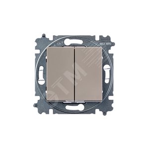ABB Levit Кофе макиато / белый Выключатель 2-кл. | 3559H-A05445 18W | 2CHH590545A6018 | ABB - фото 3