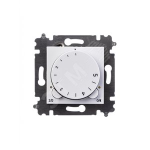 ABB Levit Белый / ледяной Терморегулятор с поворотной ручкой 16А | 3292H-A00003 01W | 2CHH920003A6001 | ABB - фото 4