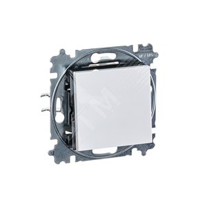 ABB Levit Белый / дымчатый чёрный Выключатель 1-кл. | 3559H-A01445 62W | 2CHH590145A6062 | ABB - фото 5