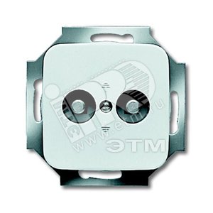 Розетка двойная для выравнивания потенциалов Reflex SI альпийский белый - ABB