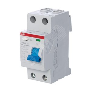 Выключатель дифференциальный (УЗО) F202 2п 25А 30мА тип AC | 2CSF202001R1250 | ABB - фото 2
