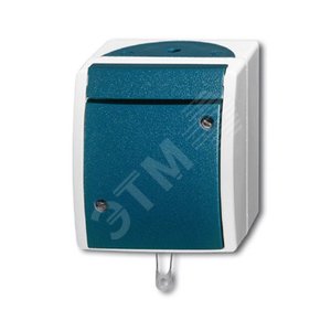 Переключатель со шнурком, IP44, для открытого монтажа, серия ocean, цвет серый/сине-зелёный | 1383-0-0141  | 2CKA001383A0141 | ABB 2