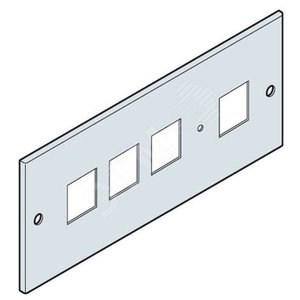 Панель под 4 изм устр-ва 72x72 200x600мм ВхШ (EH2472K) 2