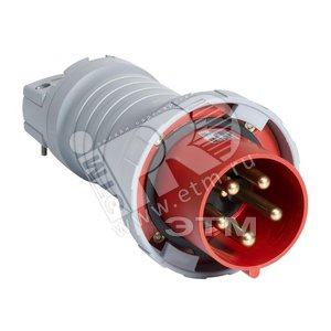 Вилка кабельная 263P1W, 63А, 2P+E, IP67, 1ч | 2CMA166780R1000 | ABB
