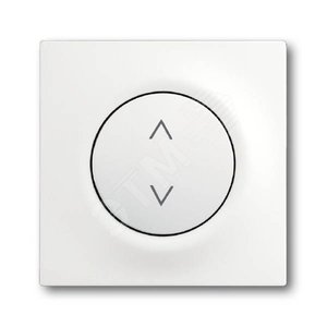 Клавиша для механизма электронного выключателя Busch-Jalousiecontrol , серия impuls, цвет белый бархат | 6430-0-0379  | 2CKA006430A0379 | ABB 2