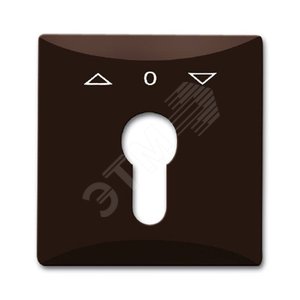 Плата центральная (накладка) с поворотной ручкой, IP44, серия Allwetter 44, цвет коричневый | 1710-0-3803  | 2CKA001710A3803 | ABB 2