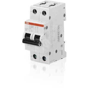 Выключатель автоматический двухполюсный S202M UC 40А K 10кА (S202M K40UC) | 2CDS272061R0557 | ABB 2