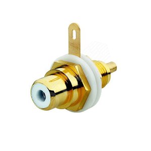 Разъём RCA/CINCH (колокольчик/тюльпан), диапазон от 20 Гц до 20 кГц, цвет белый - фото 2