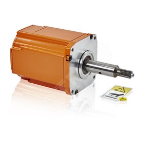 Мотор с шестерней, тормозами и датчиком положения