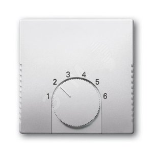 Плата центральная (накладка) для механизма терморегулятора (термостата) 1094 U, 1097 U, серия pur/сталь | 1710-0-3755 | 2CKA001710A3755 | ABB 2