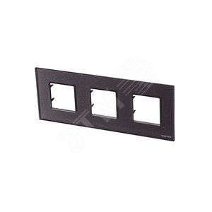 ABB Zenit Стекло Кофейное Рамка 3-я (2+2+2 мод) | N2273 CC  | 2CLA227300N3701 | ABB - фото 2