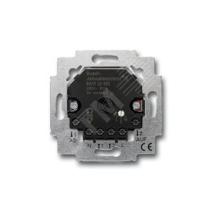 Механизм электронного выключателя жалюзи Busch-Jalousiecontrol, 3А при cos?=0.5 | 6410-0-0378 | 2CKA006410A0378 | ABB - ABB