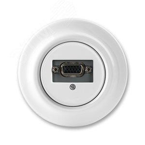 Розетка VGA ABB Decento белый фарфор (5014K-C00426) - ABB