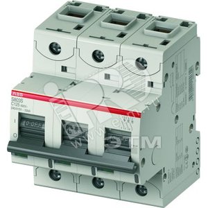 Выключатель автоматический трехполюсный S803S 6А C 50кА (S803S C6) | 2CCS863001R0064 | ABB - ABB