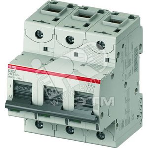 Выключатель автоматический трехполюсный S803S 6А D 50кА (S803S D6) | 2CCS863001R0061 | ABB - ABB