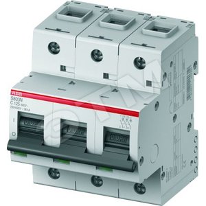 Выключатель автоматический трехполюсный S803N 125А C 36кА (S803N C125) | 2CCS893001R0844 | ABB - ABB