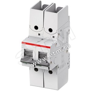 Выключатель автоматический двухполюсный S802S R 50А D 50кА (S802S-D50-R) | 2CCS862002R0501 | ABB