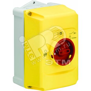 Бокс IB132-Y для MS116/132 IP 65 с желто-красной р - ABB